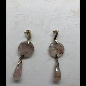 Sheila Fajl Yellow Rutilated Quartz Dangle Earring